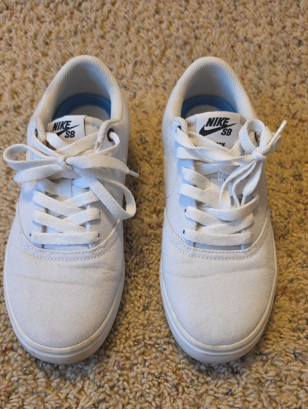 Nike White Canvas Sneakers
